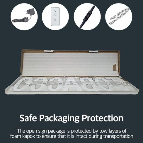 EPL TOBACCO GREEN, LED 3G Sparkling Sign, Eye-catching Sign, Super Bright, 12"x48" Remote, Smoke Shop Storefront Window, Business Wall Decor & Light in Kuwait