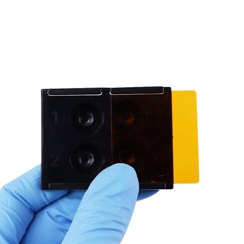 3PCS Dental Shading Light Box 4 Holes Dental Mixing Plate with Cover Composite Resin Mixing Well in Kuwait