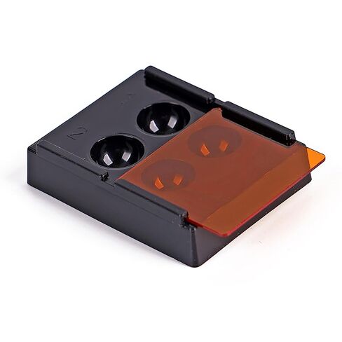 3PCS Dental Shading Light Box 4 Holes Dental Mixing Plate with Cover Composite Resin Mixing Well in Kuwait