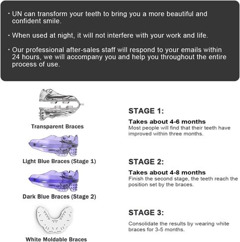 قوالب الأسنان من KOHEEL-UN للبالغين، تمنحك ابتسامة مشرقة in Kuwait