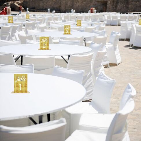 20 Pcs Wedding Wooden Table Numbers with Wooden Base for Wedding Reception Decorations, Rustic Tables Number Signs, Wood Markers For Party, Restaurant in Saudi Arabia