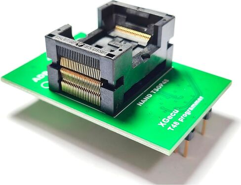 TSOP48 Nand Socket for with Xgecu T48 ADP_F48_EX-2 V2.0 Flash Adapter only USE On T48 Programmer ICS Chip Reader Writer Programmer in Saudi Arabia
