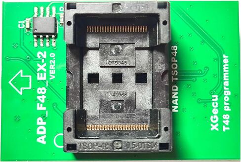 TSOP48 Nand Socket for with Xgecu T48 ADP_F48_EX-2 V2.0 Flash Adapter only USE On T48 Programmer ICS Chip Reader Writer Programmer in Saudi Arabia