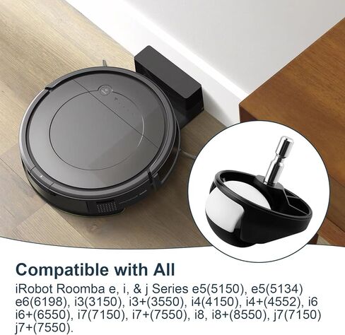 Front Caster Wheel for IRobot Roomba, Front Wheel Caster Ball Assembly Fits IRobot Roomba 500, 600, 700, 800, 900, e, i, & j Series Robot Vacuums - 2 Pca in Saudi Arabia