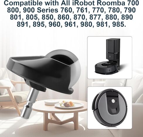 Front Caster Wheel for IRobot Roomba, Front Wheel Caster Ball Assembly Fits IRobot Roomba 500, 600, 700, 800, 900, e, i, & j Series Robot Vacuums - 2 Pca in Saudi Arabia