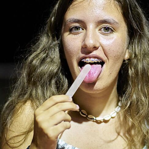 25 قطعة من خافضات اللسان البلاستيكية من Gadpiparty قابلة لإعادة الاستخدام، بلاستيك خافض اللسان، لقضبان التحريك في مختبر الفحص الطبي in Kuwait