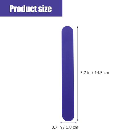 ibasenice Plastic Tongue Depressors Bulk - 100 Pack Flexible Oral Cavity Diagnostic Sticks for Medical and Laboratory Use in Kuwait