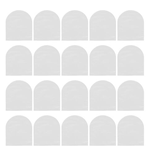 Ciieeo 25pcs Non-Bitter Chinese Medicine Protective Tongue Sleeve, Disposable Tongue Covers,Taste-Proof Protector for All Ages, Transparent Plastic in Saudi Arabia