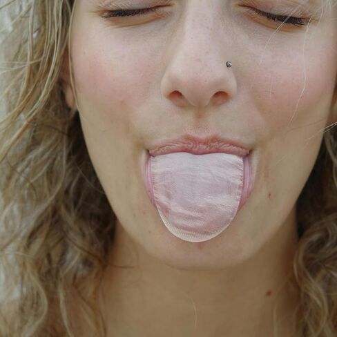 Ciieeo 25pcs Non-Bitter Chinese Medicine Protective Tongue Sleeve, Disposable Tongue Covers,Taste-Proof Protector for All Ages, Transparent Plastic in Saudi Arabia