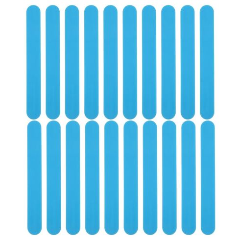 POPETPOP 25 Pack Tongue Depressors, Sturdy Plastic Tongue Scrapers for Oral Cavity Diagnostic, Reusable Flavored Depressors with Smooth Edge for Medical Laboratory Use (Blue) in Kuwait