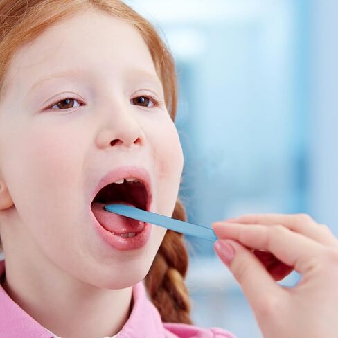 POPETPOP 25 Pack Tongue Depressors, Sturdy Plastic Tongue Scrapers for Oral Cavity Diagnostic, Reusable Flavored Depressors with Smooth Edge for Medical Laboratory Use (Blue) in Kuwait