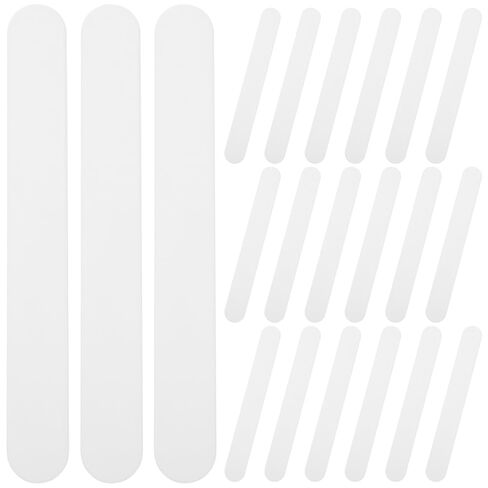 POPETPOP 25 Pack Tongue Depressors, Sturdy Plastic Tongue Scrapers for Oral Cavity Diagnostic, Reusable Flavored Depressors with Smooth Edge for Medical Laboratory Use (White) in Kuwait