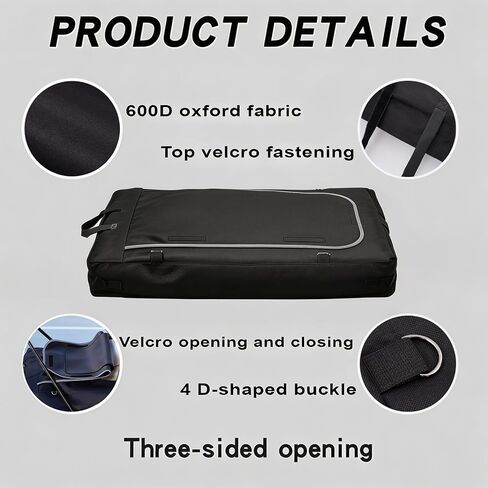 Portable Basketball Hoop Sandbag,Heavy Duty Weighted Base Anchor for Basketball Hoops, Made of 600D Waterproof & Dustproof Oxford Fabric, 35.4" L x 23.6" Wx 5.1" H, Only Bag in Saudi Arabia