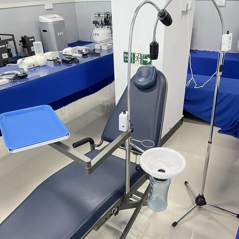 TPC Portable Adjustable Office Dental Chair Stool with LED Exam Light Nylon Bag in Kuwait