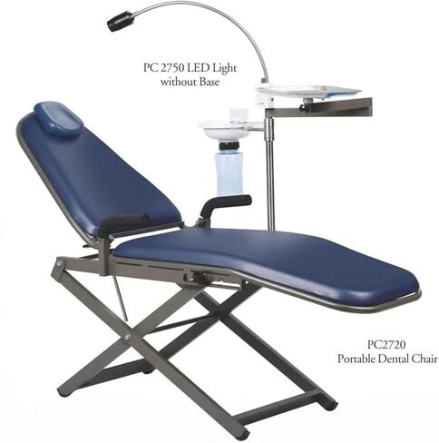 TPC Portable Adjustable Office Dental Chair Stool with LED Exam Light Nylon Bag in Kuwait