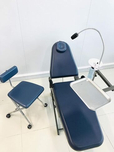 TPC Portable Adjustable Office Dental Chair Stool with LED Exam Light Nylon Bag in Kuwait