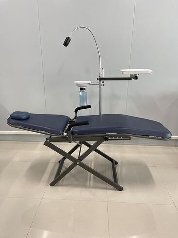 TPC Portable Adjustable Office Dental Chair Stool with LED Exam Light Nylon Bag in Kuwait