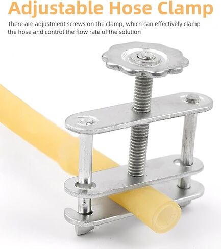 12PCS Tube Water Stopper, Steel Telescopic Flow Control Tubing Clamps Pipe Clamp Adjustable Screw Clamp Bolt Springs Laboratory Tubing Clip Spring Compressor to Rotate Screw Clamp in Saudi Arabia