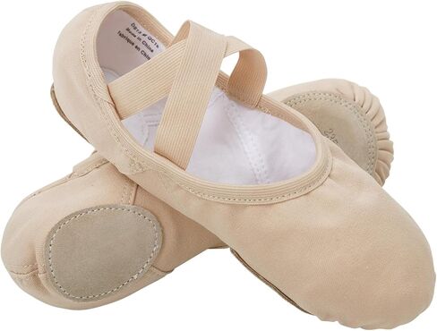 Dayrose Ballet Shoes for Girls, Highly Stretchy Split Sole Girls Ballet Slippers for Dance, Gymnastics in Kuwait