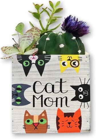 زارع الأم الأم ، صندوق حديقة خشب بيضاء أو صندوق زخرفي (5 بوصات مربع) in Kuwait