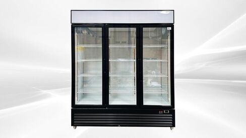 ثلاجة تجارية زجاجية بثلاثة أبواب متأرجحة NSF مبرد عرض المشروبات مبرد المشروبات، معتمد من ETL، NSF، قائم، سعة 1305 لتر، عرض 64 بوصة 110 فولت GDC-42 in Kuwait