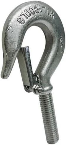 Marine 1/2" Threaded Shank Hook Drop Forged Hook 1,000 Lb WLL Stainless Steel in Kuwait