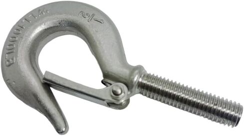 Marine 1/2" Threaded Shank Hook Drop Forged Hook 1,000 Lb WLL Stainless Steel in Kuwait