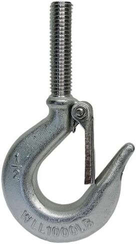 Marine 1/2" Threaded Shank Hook Drop Forged Hook 1,000 Lb WLL Stainless Steel in Kuwait