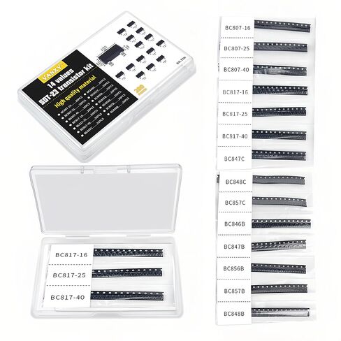 15Values BC807-16 BC807-25 BC807-40 BC817-16 BC817-25 BC817-40 BC847C BC848C BC857C BC846B BC847B BC856B BC857B BC848B LL4148 BC807 BC817 SMD Transistor Kits（300PCS ） in Kuwait