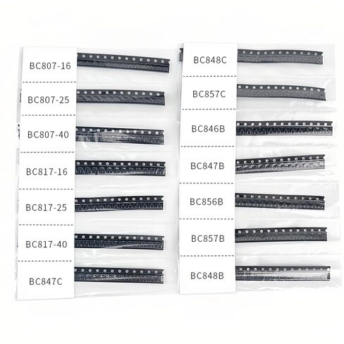 15Values BC807-16 BC807-25 BC807-40 BC817-16 BC817-25 BC817-40 BC847C BC848C BC857C BC846B BC847B BC856B BC857B BC848B LL4148 BC807 BC817 SMD Transistor Kits（300PCS ） in Kuwait