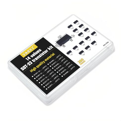 15Values BC807-16 BC807-25 BC807-40 BC817-16 BC817-25 BC817-40 BC847C BC848C BC857C BC846B BC847B BC856B BC857B BC848B LL4148 BC807 BC817 SMD Transistor Kits（300PCS ） in Kuwait