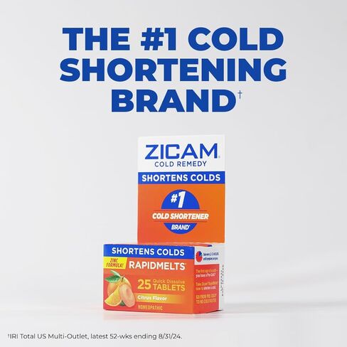 Zicam Cold Remedy Cold Shortening Medicated Nasal Swabs Zinc-Free 40ct in Kuwait