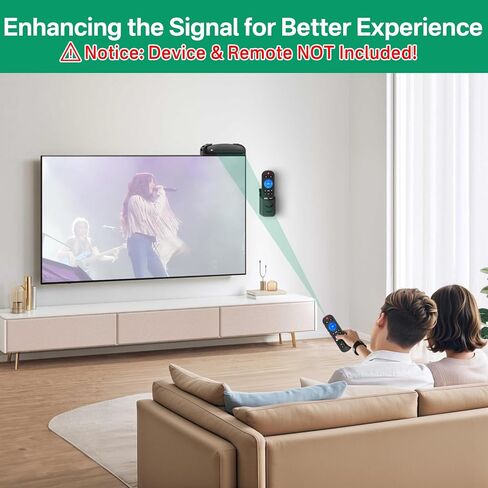 حامل جهاز البث لـ Roku Express 4K / 4K+ Mount مع حامل عن بعد - حامل ثابت لتوفير المساحة لحامل Roku Express 4Ks لاستقبال التلفزيون عن بعد in Kuwait