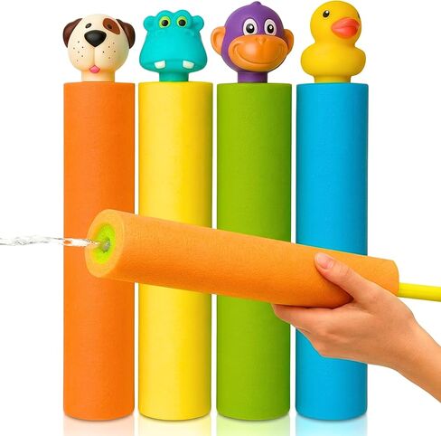 Water Squirter for Kids, Water Guns for Kids, Pool Squirt Water Blaster, 4 Pack 8 Pack Beach Essentials, Pool Deals, Beach Toys Ages 4-8, Summer Toddler Games in Kuwait