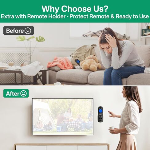 حامل جهاز تدفق معدني لـ Roku Ultra يمكن تركيبه على الجزء الخلفي من التلفزيون أو على الحائط مع حامل عن بعد - حامل موفر للمساحة لحامل Roku Ultra (متوافق مع جميع موديلات Roku Ultra) in Kuwait
