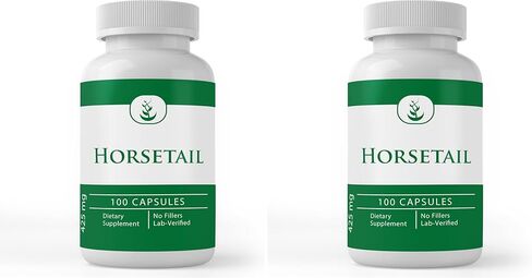 Pure Original Ingredients Horsetail, (100 Capsules) Always Pure, No Additives or Fillers, Lab Verified in Saudi Arabia