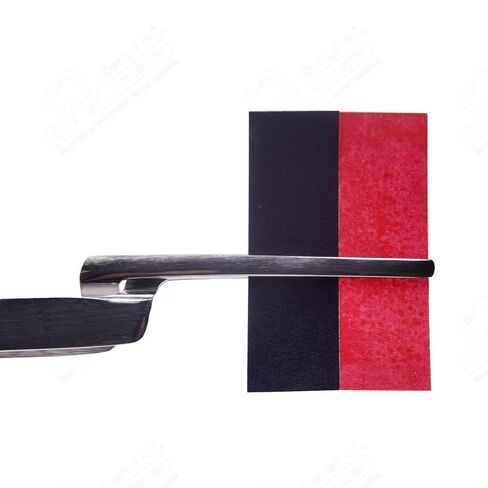 Protector Dental Articulating Paper 300 PCS, Blue/Red Plastic Dispenser 100 Micron Bite Articulating Paper & Film Doubled Side in Saudi Arabia