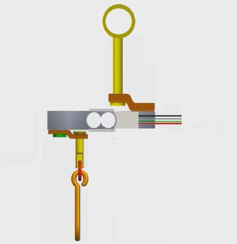 3kg Straight Bar Load Cell with Hook – 4-Wire Strain Gauge Sensor for Weight, Force, and Pressure Measurement DIY(Aluminum Alloy) in Saudi Arabia