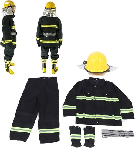 بدلة أمان Dan&Dre غامضة/خيالية، ملابس مقاومة للحريق للعزل الحراري، حماية قوية ورؤية، مصنوعة من القطن مع شريط عاكس (XXL) in Kuwait
