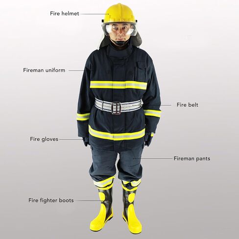 Dan&Dre Mystical/Fantasy Retardant Safety Suit, Fireproof Clothing for Thermal Insulation, Robust Protection and Visibility, Made of Cotton with Reflective Strip (XXXL) in Saudi Arabia