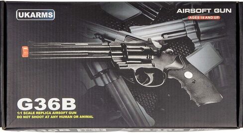 مسدس Airsoft 357 Magnum مسدس زنبركي كامل الحجم مع قذائف 6 مم BB in Kuwait