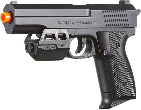 VP99 Spring Powered Airsoft Pistol w/Laser & Light (Color: Black) in Saudi Arabia