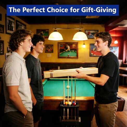 2 Piece Billiard House Cue Sticks,Pool Cue Stick with Leather Tip 32 Inch Short Pool Cue Durable Hardwood Billiard Stick Smooth Tip Portable Design for Home Game Room Leisure Play in Kuwait