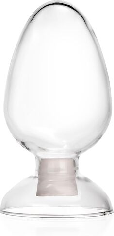 1 Pack 500ml Thickened Glass Seed Bottle Cone-shaped Seed Display Bottle with Rubber Stopper (1) in Kuwait