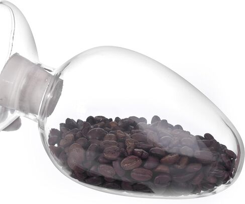 1 Pack 500ml Thickened Glass Seed Bottle Cone-shaped Seed Display Bottle with Rubber Stopper (1) in Kuwait