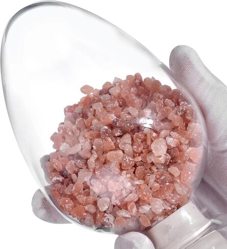 1 Pack 500ml Thickened Glass Seed Bottle Cone-shaped Seed Display Bottle with Rubber Stopper (1) in Kuwait