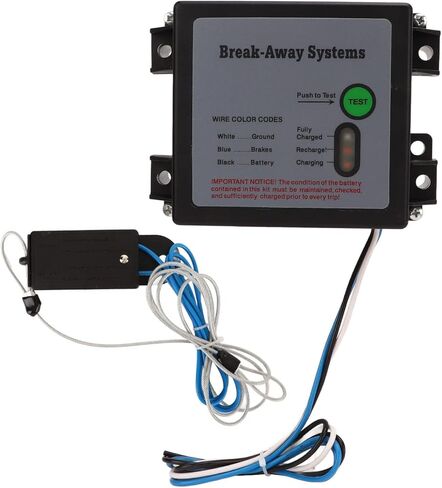 HEEPDD Trailer Electric Brakes, Kit with LED Test, Universal Fit for RVs and Boats Trailer Electric Brakes, PP Material, Breakaway Nan Other Means of Transportation in Saudi Arabia