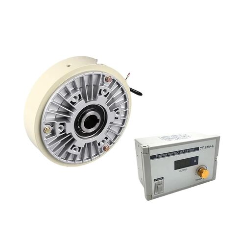 Hollow Shaft Single Shaft Magnetic Powder Brake 24V 6-100Nm(0.6-10kg) 1000RPM Tension Controller Kit for Printing Dyeing Machine in Saudi Arabia
