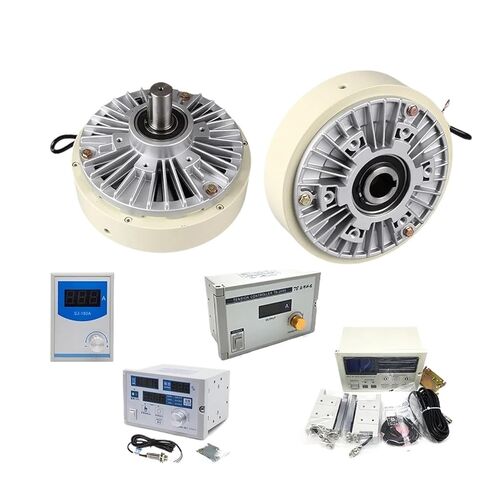 Hollow Shaft Single Shaft Magnetic Powder Brake 24V 6-100Nm(0.6-10kg) 1000RPM Tension Controller Kit for Printing Dyeing Machine in Saudi Arabia