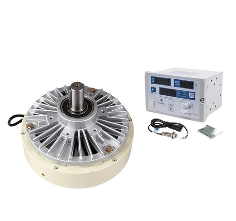 Hollow Shaft Single Shaft Magnetic Powder Brake 24V 6-100Nm(0.6-10kg) 1000RPM Tension Controller Kit for Printing Dyeing Machine in Saudi Arabia